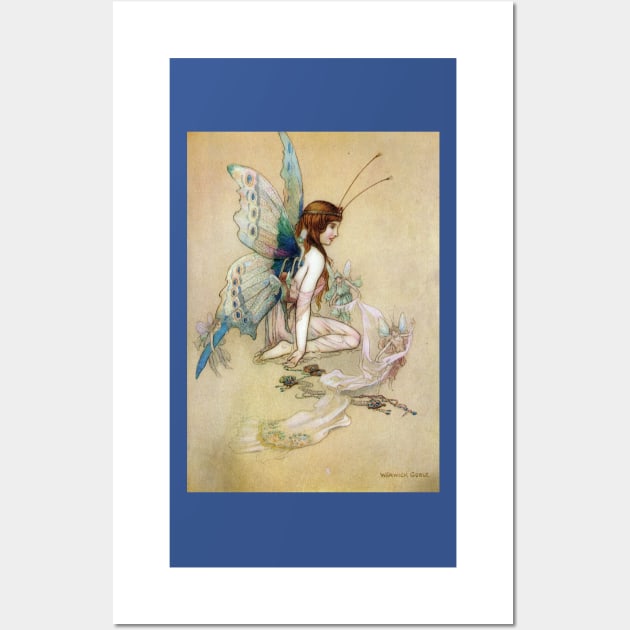 Ellie Gets Her Wings - Warwick Goble Wall Art by forgottenbeauty